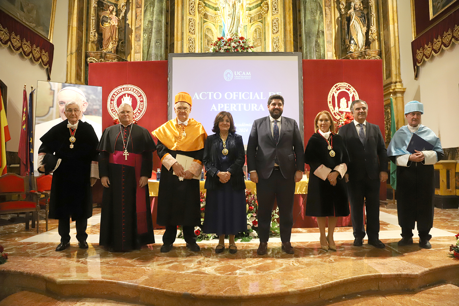 Acto de Oficial de Apertura del Curso Académico 2023/24 de la Universidad Católica de Murcia