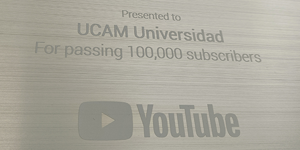 La UCAM supera los 100.000 suscriptores en YouTube