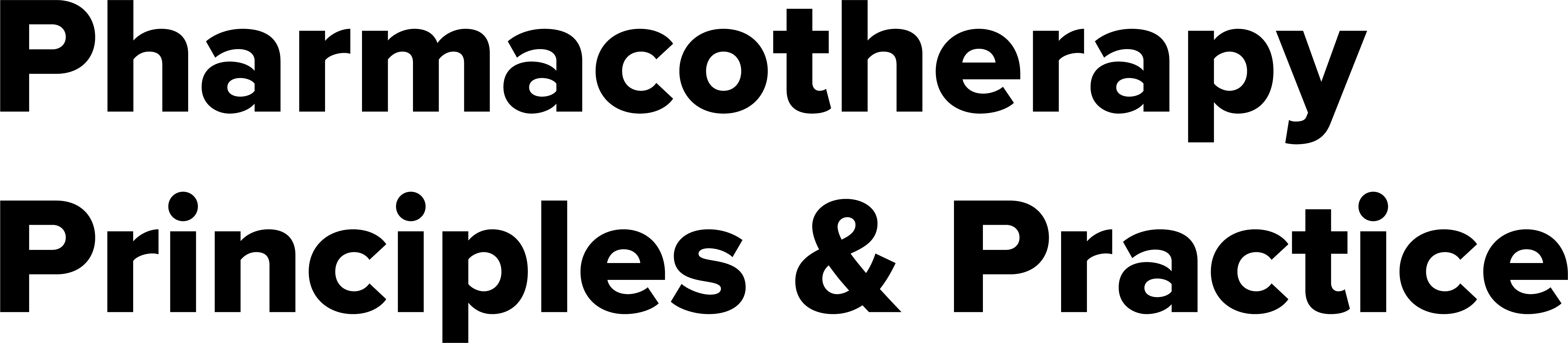 Pharmacotherapy Principles & Practice