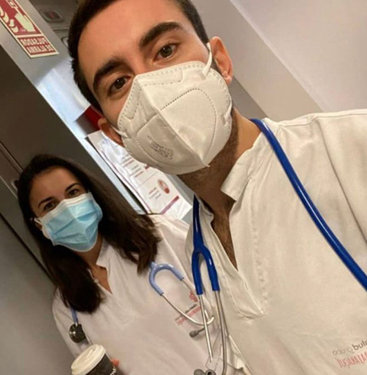 El alumno de Medicina de la UCAM Sergio López