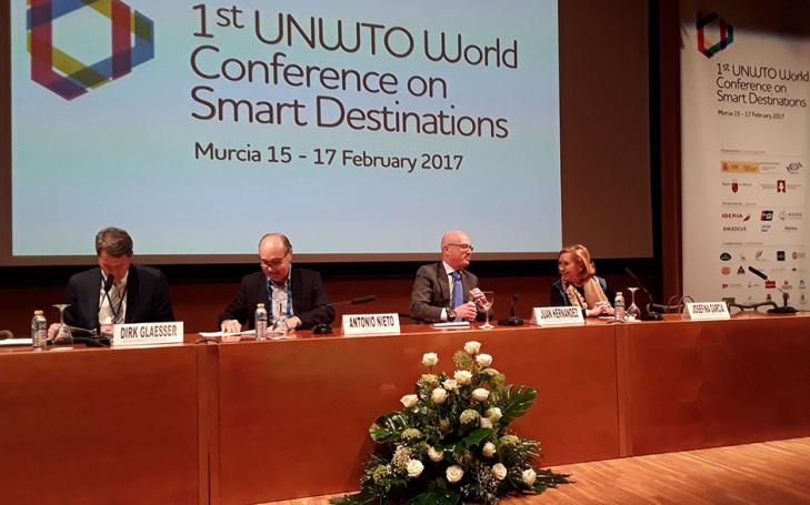 La rectora de la UCAM participa en el precongreso de la Organización Mundial del Turismo