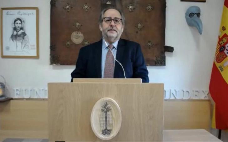 Manuel Amezcua de la Fundación Index en la inauguración oficial de INVESCOM