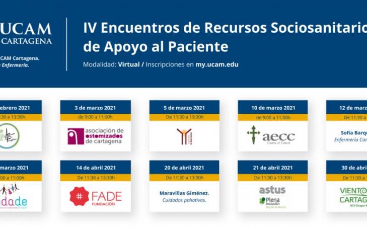 Diez charlas conforman los encuentros de recusrso sociosanitarios de apoyo al paciente