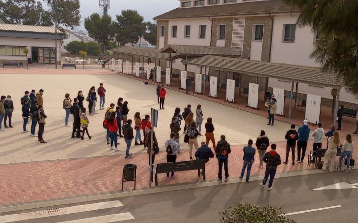 Los estudiantes de UCAM Cartagena participaron en el taller sobre el vía crucis