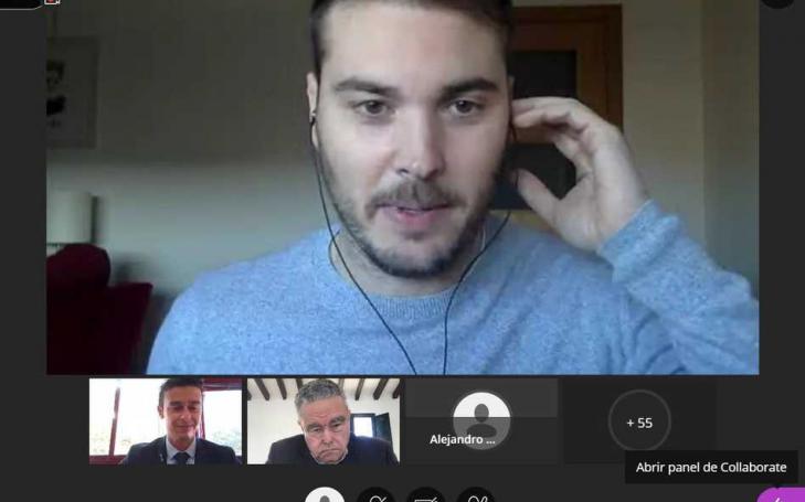 Imagen de la jornada en formato virtual