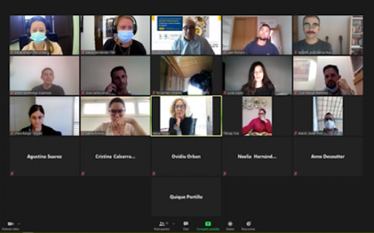 Imagen de la presentación del programa en modalidad virtual.