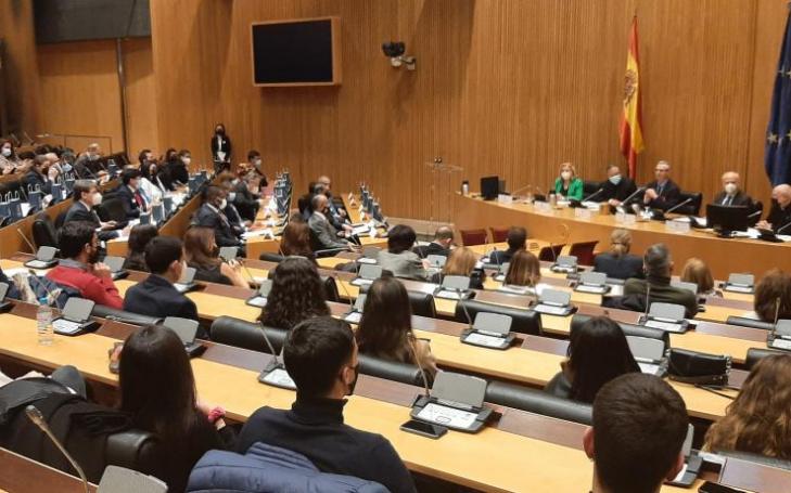 Imagen del acto celebrado en el Salón Ernest Lluch del Congreso de los Diputados por la defensa de los pueblos indígenas y la evangelización