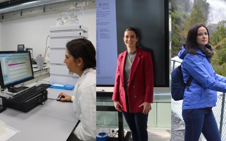 Las tres investigadoras de la UCAM galardonadas en las Premios a Jóvenes Científicas, en las categorías de Ingenierías y Tecnologías, Ciencias Básicas y Experimentales, y Ciencias Sociales.