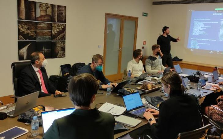 La reunión transnacional se realizó en el Museo del Teatro Romano