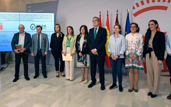 Participantes en el convenio