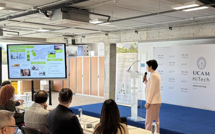 Presentación del proyecto GreenChem en UCAM HiTech.