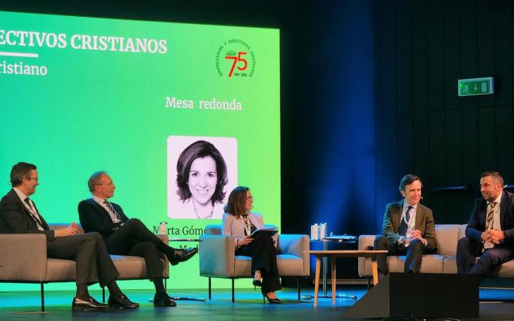 José Luis Mendoza García, durante su participación en la mesa redonda.