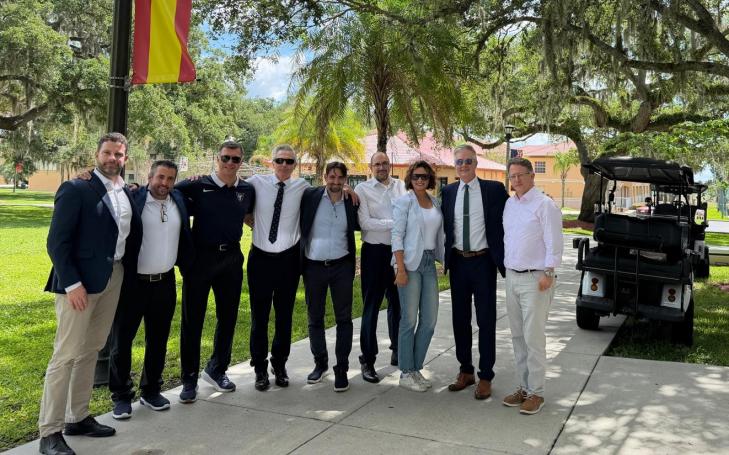 Representantes de la UCAM visitando St. Leo University.