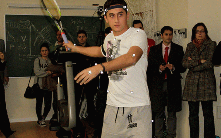 Nico Almagro se pone a punto en el Centro de Investigación en Alto Rendimiento de la UCAM