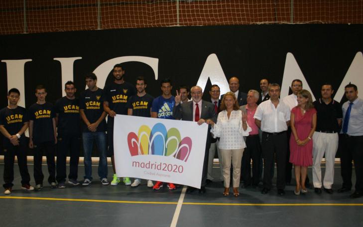 La UCAM muestra su apoyo total a Madrid 2020