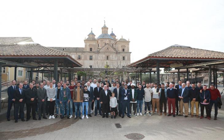 UCAM Murcia CF y CB celebran la tradicional comida de Navidad en el Campus de Los Jerónimos