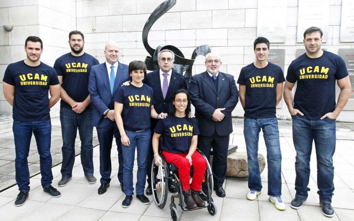 La UCAM beca a más de 200 deportistas para que estudien en sus respectivas universidades