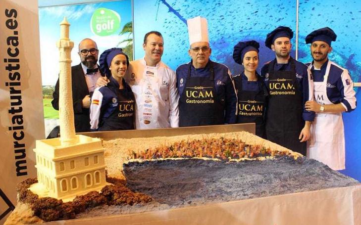 Los chefs de la UCAM recrean el Mar Menor para apoyar el sector turístico de la Región 