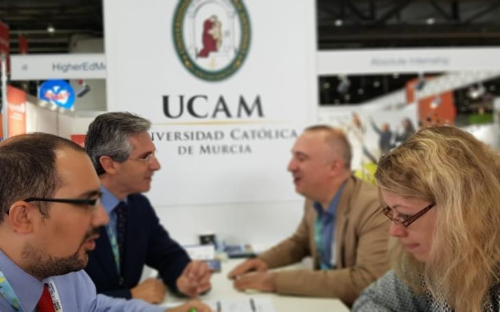 La UCAM participa en la EAIE, la feria de universidades más importante de Europa
