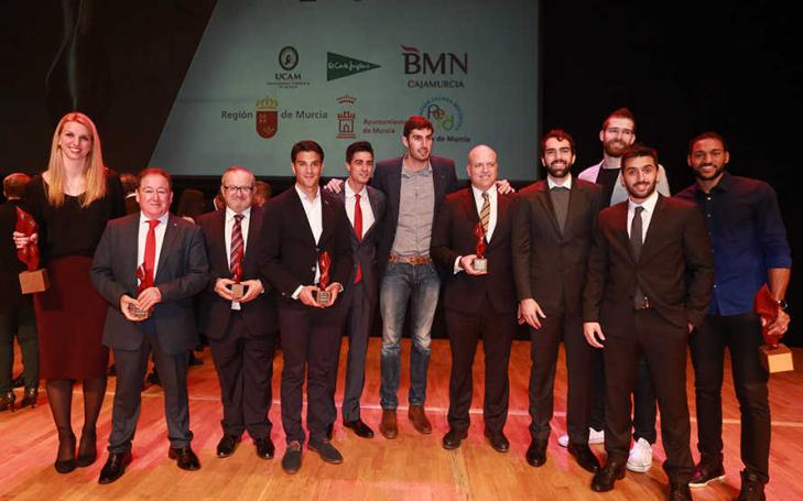 Brillo olímpico de la UCAM en la Gala del Deporte de la Región de Murcia