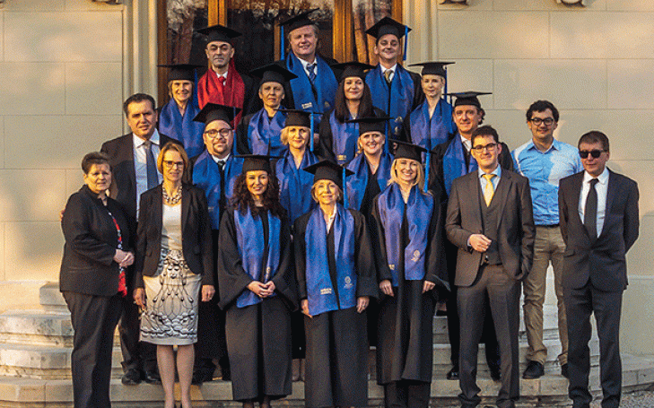 Graduación en Viena de los alumnos de los títulos propios impartidos en Austria