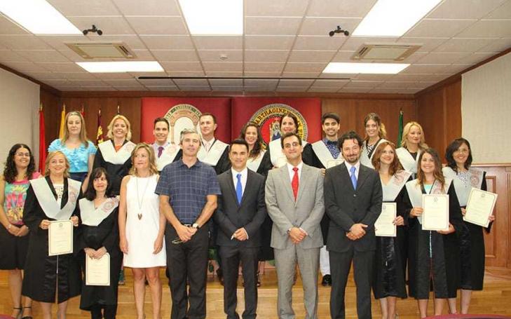 Acto de graduación de los estudiantes del Máster en Protocolo