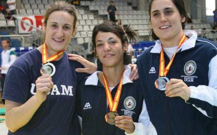 La judoka de la UCAM, Leyre Iglesias, bronce en los Juegos del Mediterráneo