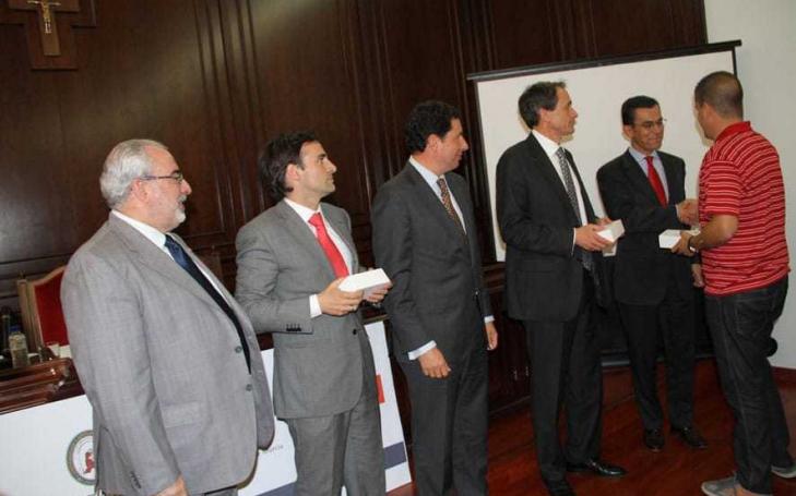 La UCAM, Banco Santander, la EPT y Vodafone, presentan un Proyecto Piloto NFC