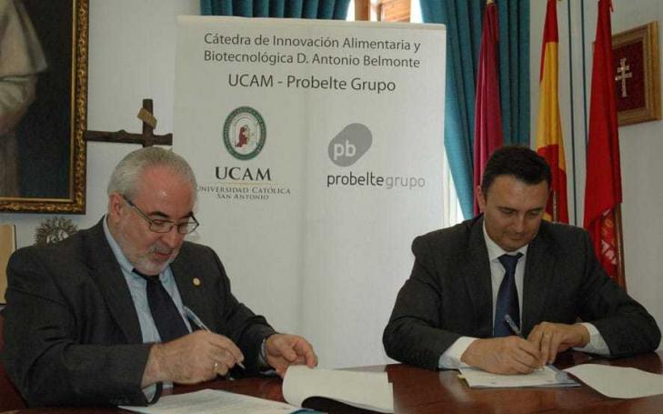 La UCAM y la empresa PROBELTE crean la Cátedra D. Antonio Belmonte