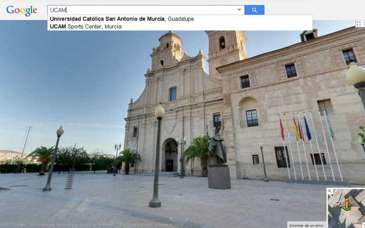 El Campus de la UCAM, al detalle en Google Maps
