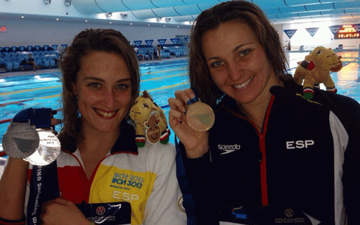 Mireia Belmonte y Melani Costa finalizan la Copa del Mundo con cuarenta medallas
