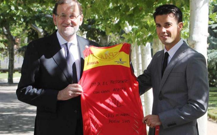 Mariano Rajoy anima a Miguel Ángel López a seguir con sus éxitos en los Juegos Olímpicos