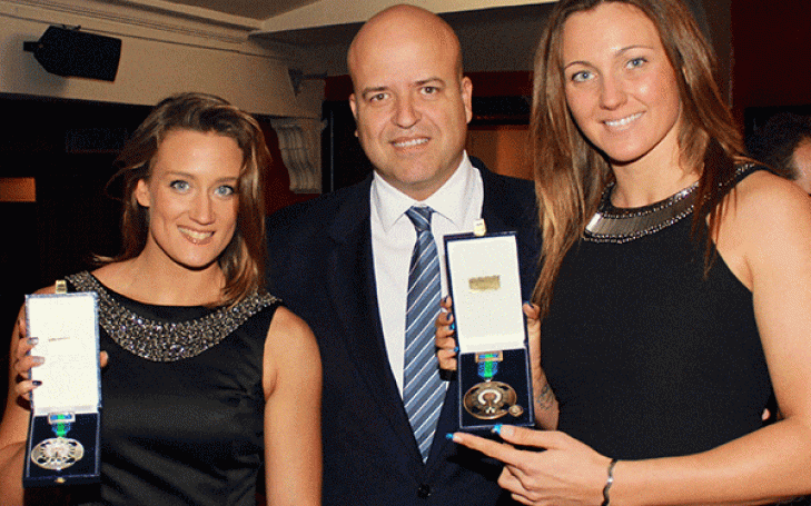 El Consejo Superior de Deportes premia a Mireia Belmonte y Melani Costa