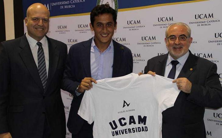Nico Almagro: “Será un honor llevar el nombre de la UCAM por el mundo”