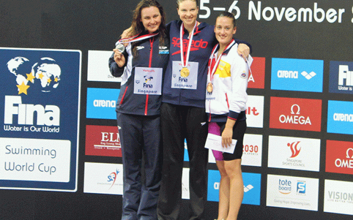 Mireia Belmonte y Melani Costa, “satisfechas” por el resultado logrado en Singapur