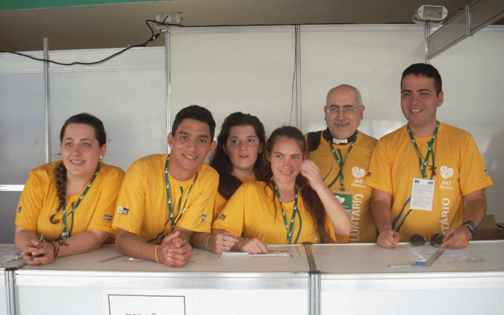 Voluntarios de la UCAM en la JMJ, portadores de renovada ilusión
