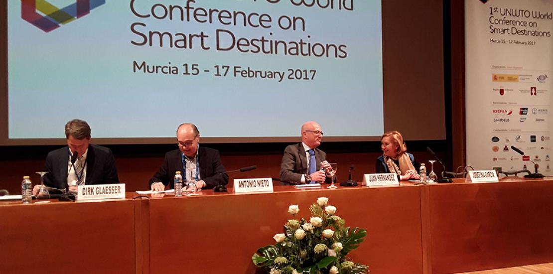 La rectora de la UCAM participa en el precongreso de la Organización Mundial del Turismo