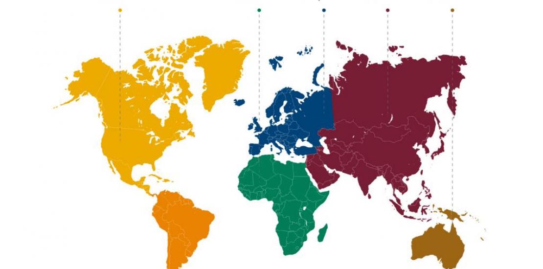 Procedencia de los estudiantes extranjeros