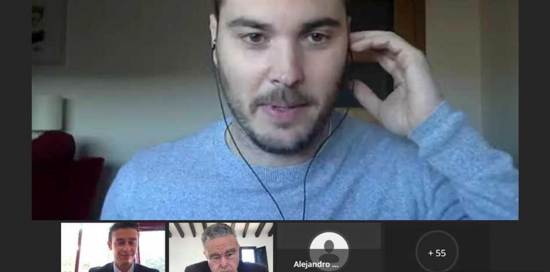 Imagen de la jornada en formato virtual