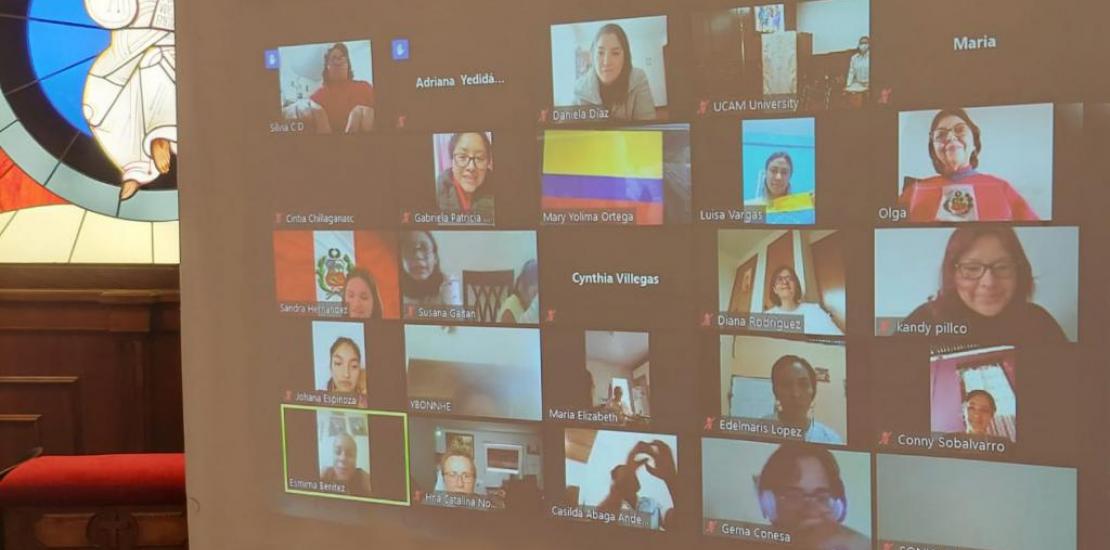 Más de 300 chicas participaron en el encuentro vocacional online