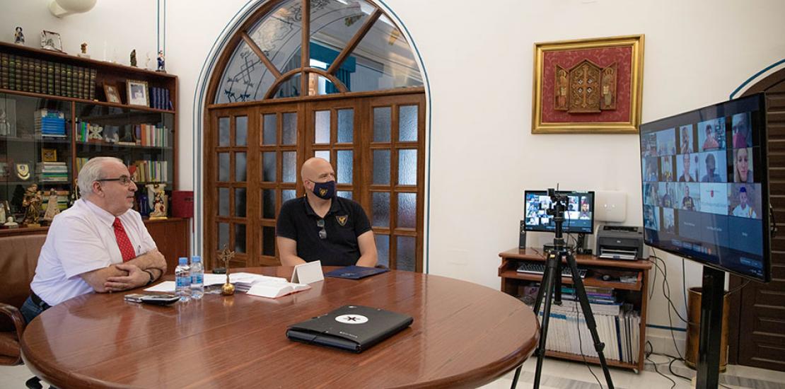 Imagen del acto celebrado con los deportistas olímpicos