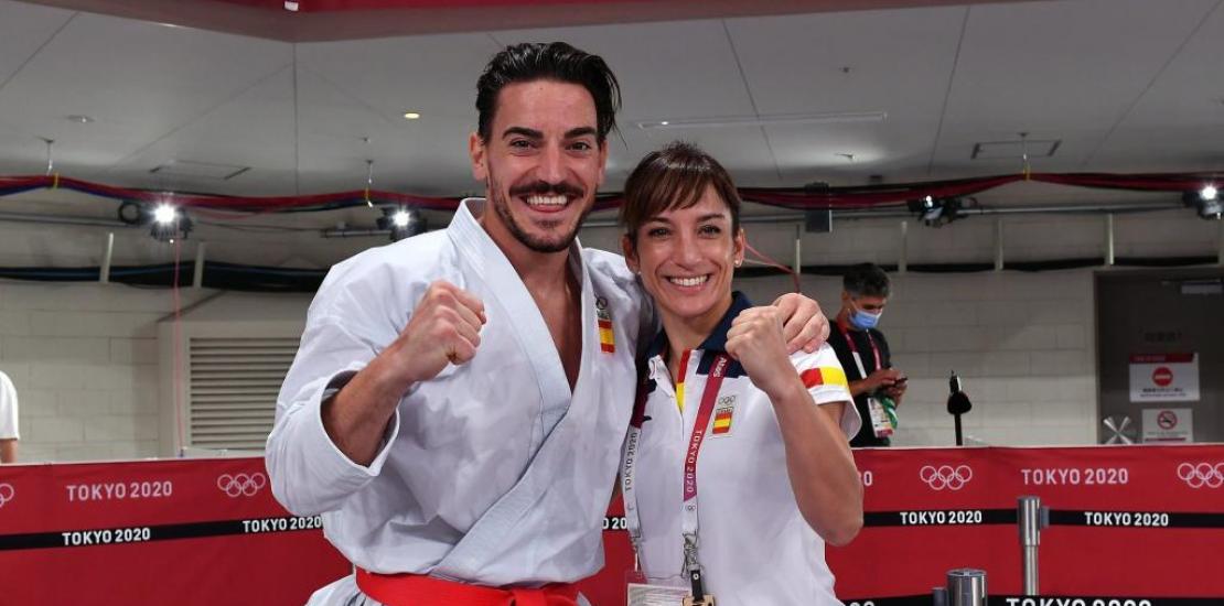 Damián Quintero y Sandra Sánchez