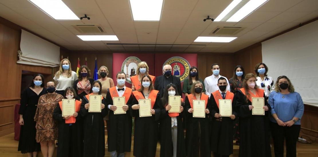 Alumnos de la VII promoción del Título Propio Universitario de Técnico de Empresas y Actividades Sociolaborales de la UCAM