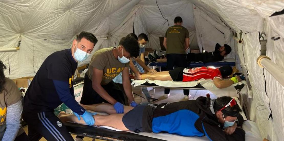 Sesenta alumnos de los grados en Fisioterapia, Podología y Enfermería colaboran en la competición