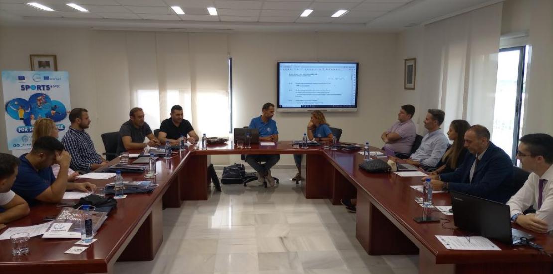 UCAM Cartagena acogió la reunión del proyecto Sports+ For Social Change