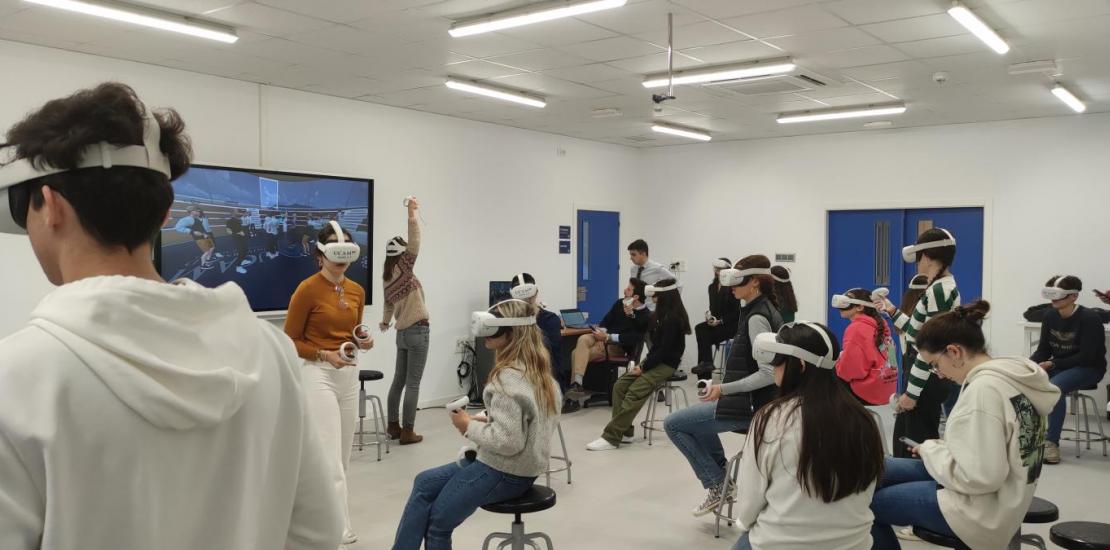 Los alumnos de primero de Medicina de UCAM Cartagena en la clase