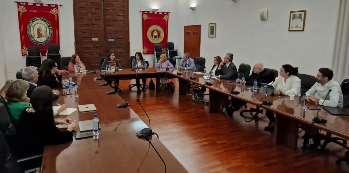 Reunión visita ANECA UCAM