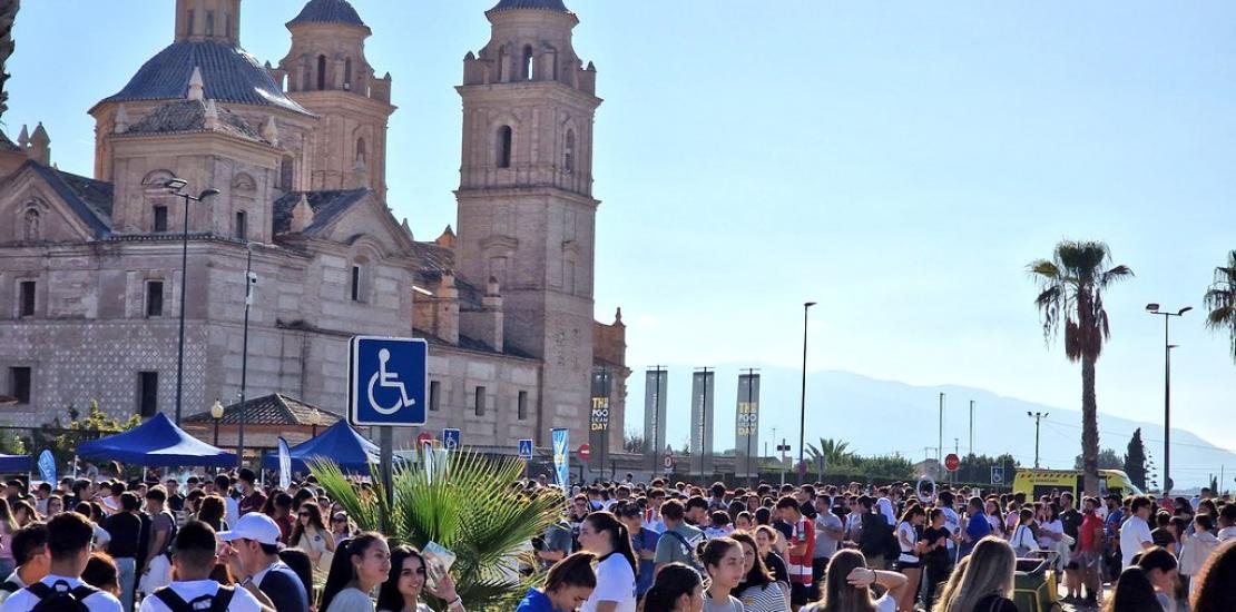 Los actos en el Campus de Murcia llegaron a su fin con la ya tradicional paella multitudinaria.