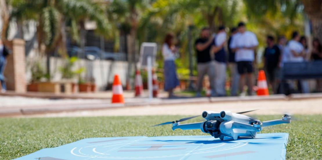 Parte práctica del curso intensivo de pilotaje de drones