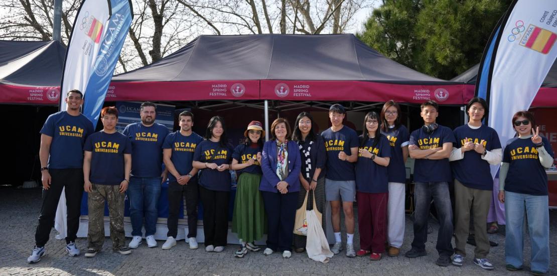 Alumnos chinos de la UCAM en el Madrid Spring Festival